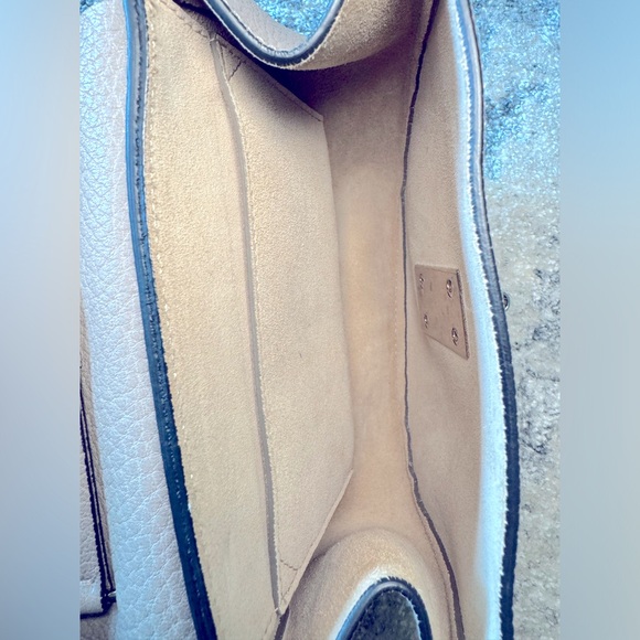 Chloe Grained Lambskin Drew Shoulder Gray Bag - Picture 4 of 10